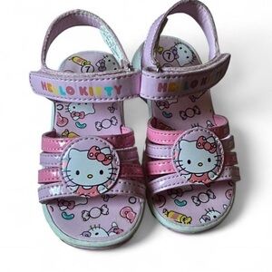 Hello Kitty Pink Lavender Strappy Kids Sandals